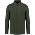 Camisa fibra ecológica hombre Washed Organic Khaki 3XL