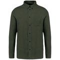 Camisa fibra ecológica hombre Washed Organic Khaki S
