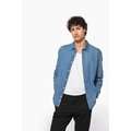 Camisa hombre algodón efecto Denim