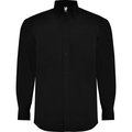 Camisa de hombre manga larga Negro XL