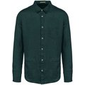 Camisa de lino hombre Amazon Green XS