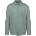 Camisa de lino hombre Jade Green XS