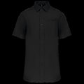 Camisa manga corta hombre Bolsillo izquierdo Black L