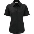 Camisa de manga corta de mujer Black 4XL