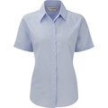 Camisa de manga corta de mujer Oxford Blue XL