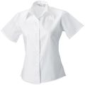 Camisa de manga corta para mujer White L