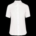 Camisa de mujer sin arrugas White 4XL