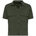 Camisa oversize mujer Washed Organic Khaki M