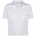Camisa oversize mujer Washed white S