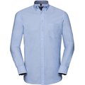 Camisa Oxford efecto lavado Oxford Blue / Oxford Navy 4XL