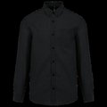 Camisa oxford hombre algodón poliéster Black XL