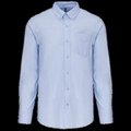 Camisa oxford hombre algodón poliéster Oxford Blue S