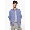 Camisa oxford hombre algodón poliéster
