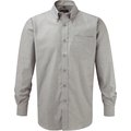 Camisa Oxford hombre planchado mínimo Silver L