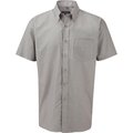 Camisa Oxford DE manga corta hombre Silver XXL
