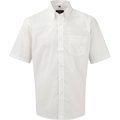 Camisa Oxford DE manga corta hombre White XXL