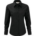 Camisa Oxford manga larga mujer Black Xxl