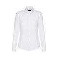 Camisa Oxford Mujer Entallada Blanco L