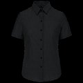 Camisa oxford mujer manga corta Black S