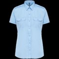 Camisa piloto manga corta mujer Sky Blue Xxl