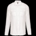 Camisa de piloto manga larga para hombre White XL