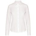 Camisa no-plancha para mujer White 4XL