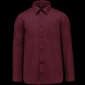 Camisa de polialgodón hombre Wine 4Xl