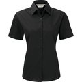 Camisa de polialgodón mujer Black Xl