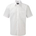 Camisa Popelina manga corta hombre White XL