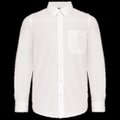 Camisa popelina de manga larga para niños White 8/10 ans
