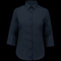 Camisa popelina media manga mujer Navy M