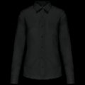 Camisa popelina polialgodón mujer Black L