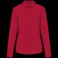Camisa popelina polialgodón mujer Classic Red M