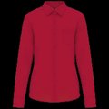 Camisa popelina polialgodón mujer Classic Red S