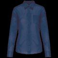 Camisa popelina polialgodón mujer Deep Blue XL