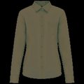 Camisa popelina polialgodón mujer Light Khaki L
