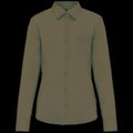 Camisa popelina polialgodón mujer Light khaki XS