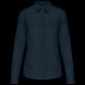 Camisa popelina polialgodón mujer Navy Xxl