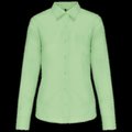 Camisa popelina polialgodón mujer Pistachio Green L