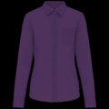 Camisa popelina polialgodón mujer Purple S