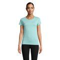 Camiseta Ajustada Algodón Mujer Heather Light Green Xxl
