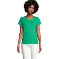 Camiseta Ajustada Algodón Mujer Verde Xxl