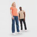 Camiseta Ajustada Algodón Mujer