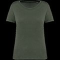 Camiseta ajustada algodón orgánico mujer Washed Organic Khaki L