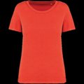 Camiseta ajustada algodón orgánico mujer Washed Paprika L