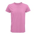 Camiseta ajustada de cuello redondo para hombre Rosa Orquídea L