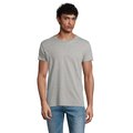 Camiseta Ajustada Hombre 175g Gris Jaspeado L