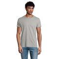 Camiseta Ajustada Hombre 175g Gris Jaspeado S