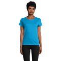 Camiseta Ajustada Mujer Algodón Orgánico Aqua Xxl