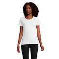 Camiseta Ajustada Mujer Algodón Orgánico Ceniza M